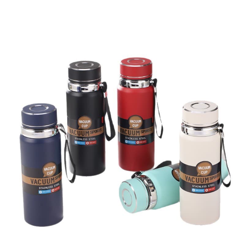 Stainless Steel Insulated Mug Custom Logo Printed Cup Water Bottle Gift Large Capacity Business Gift