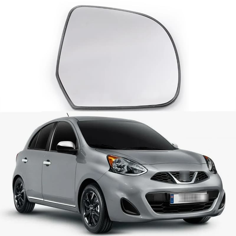 Heated rearview mirror glass for 10-18 Nissan Sunny Micra Leaf K12 K13