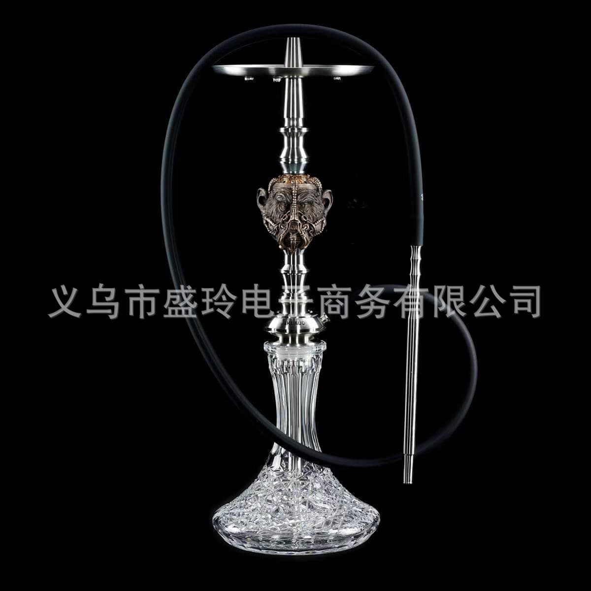 Cross-border E-commerce Stainless Steel Hookah Shisha with Wooden Box MKLOU HOOKAH SHISHA Dragon Gorilla