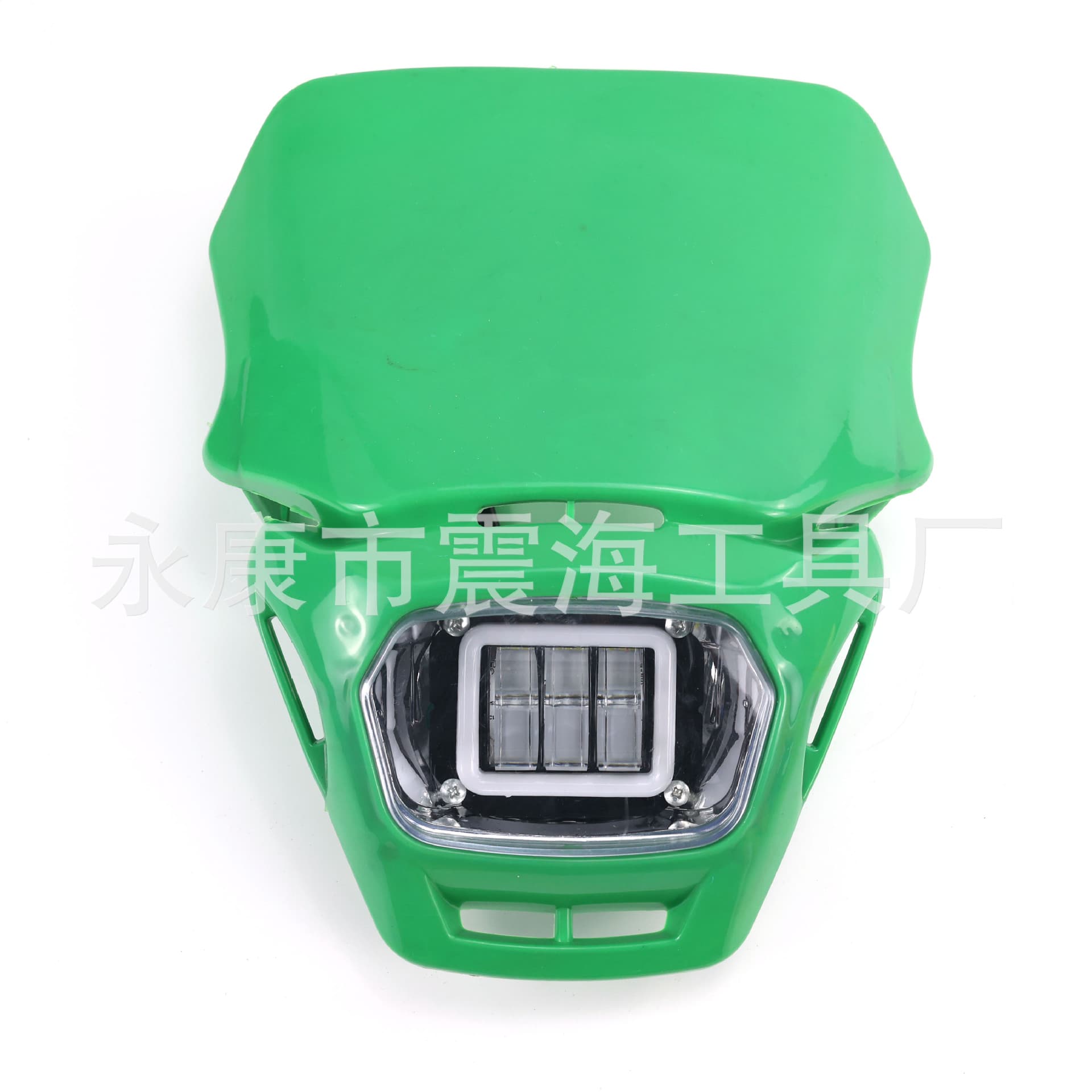 Dirt Bike Modification Accessories Lamp Cover Square Light Flying Eagle Apollo Small High Race Four-Eye Ghost Face LED Headlight