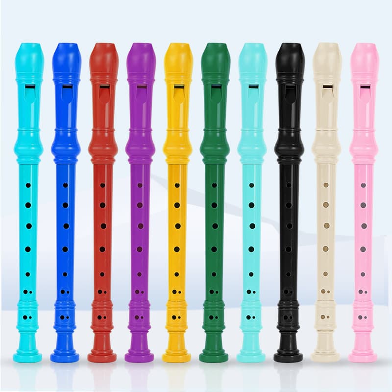 Cross-Border German-Style British ABS Recorder Treble 8-Hole for Primary School Students and Beginners Eight-Hole Children's Entry-Level Flute Instrument