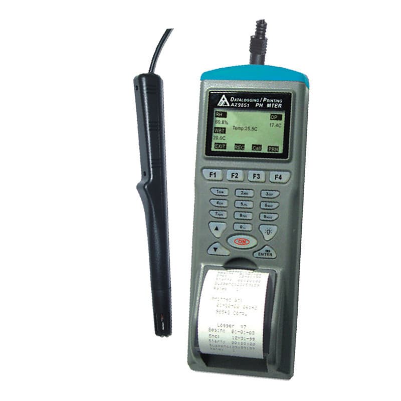 Hengxin AZ9851 imported temperature and humidity recorder printer industrial grade temperature and humidity meter wet bulb thermometer