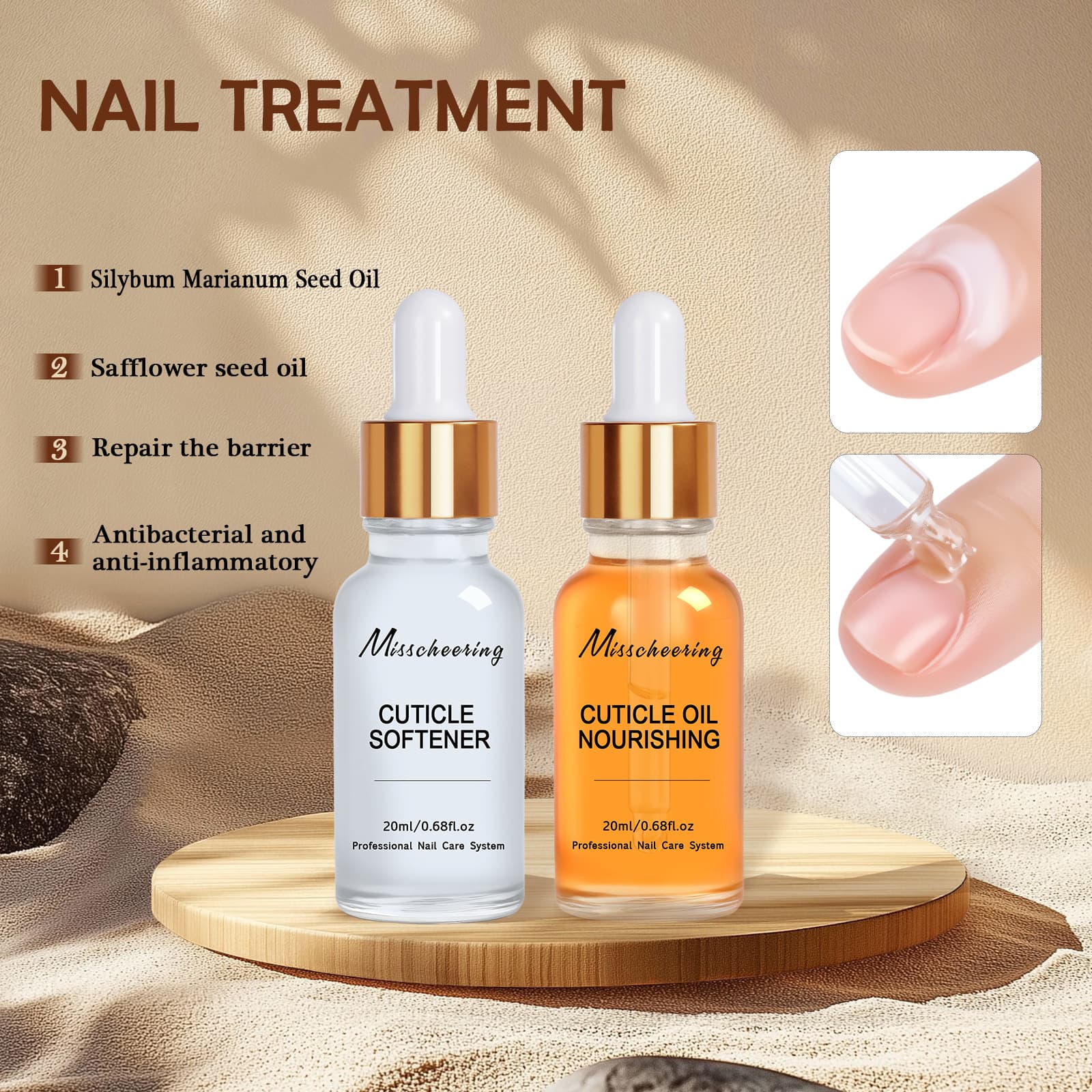 Cross-Border Supply of Cuticle Essence Nutritional Oil Finger Edge Oil Essence Nail Repair Anti-Hangnail 20ml Wholesale