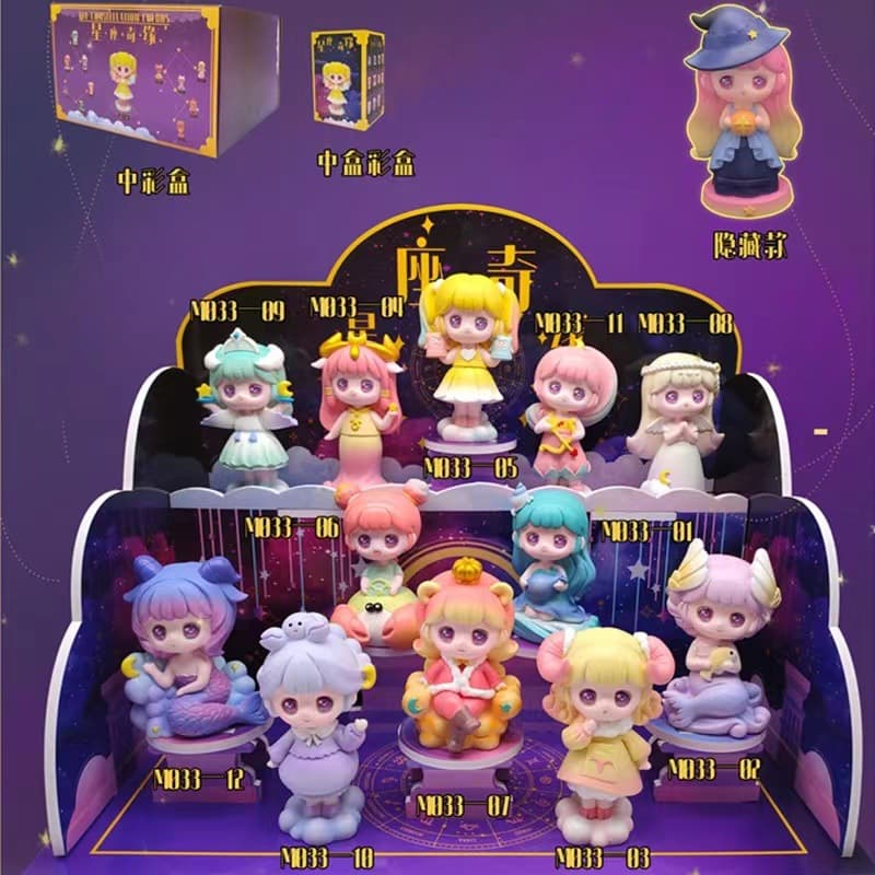 Zodiac Mystery Blind Box Wholesale Girls Twelve Constellation Surprise Gift Creative Girl Birthday Gift Children Toy