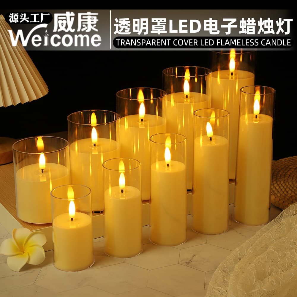 led electronic candle light simulation candle light wedding decoration hotel christmas decoration flameless electronic candle light