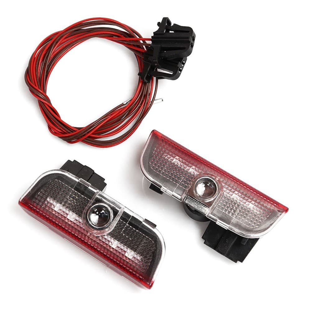 Car Light Wire Harness for Volkswagen Welcome Light Wire Harness Door Light Plug Wire for Magotan, Sagitar, Lamando, Tiguan, Touareg