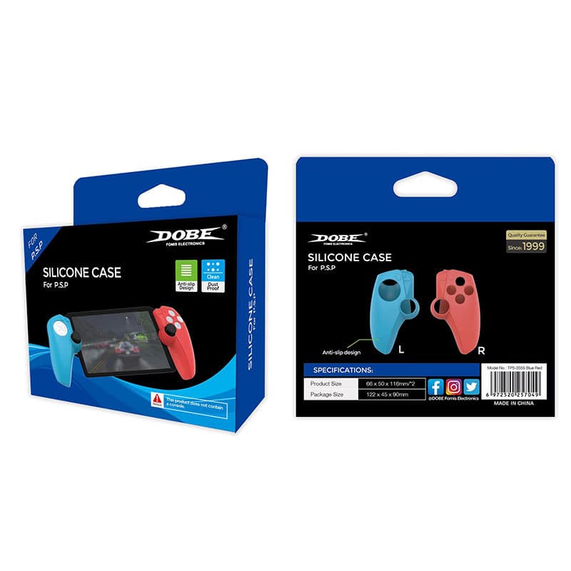 DOBE PS5 Portable Game Console Silicone Protective Case TP5-3555 Soft Rubber Shell for PS5 Portal Handheld Gaming Device