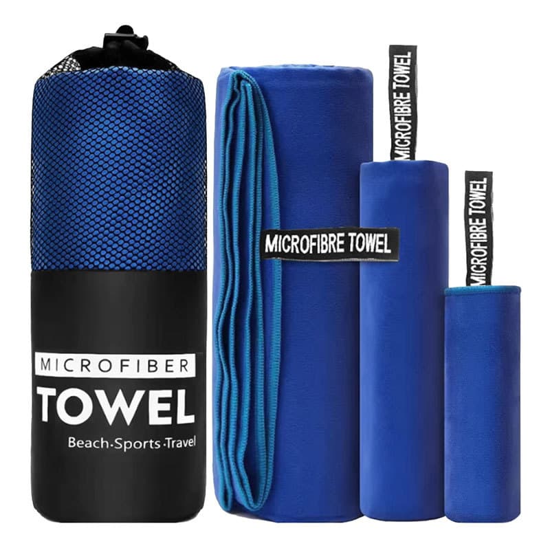 Cross-border Hot-selling Quick-drying Sports Towel suit Cross-border Swimming Sweat-absorbent Three-piece Set Gym Sweat Towel Bath Towel