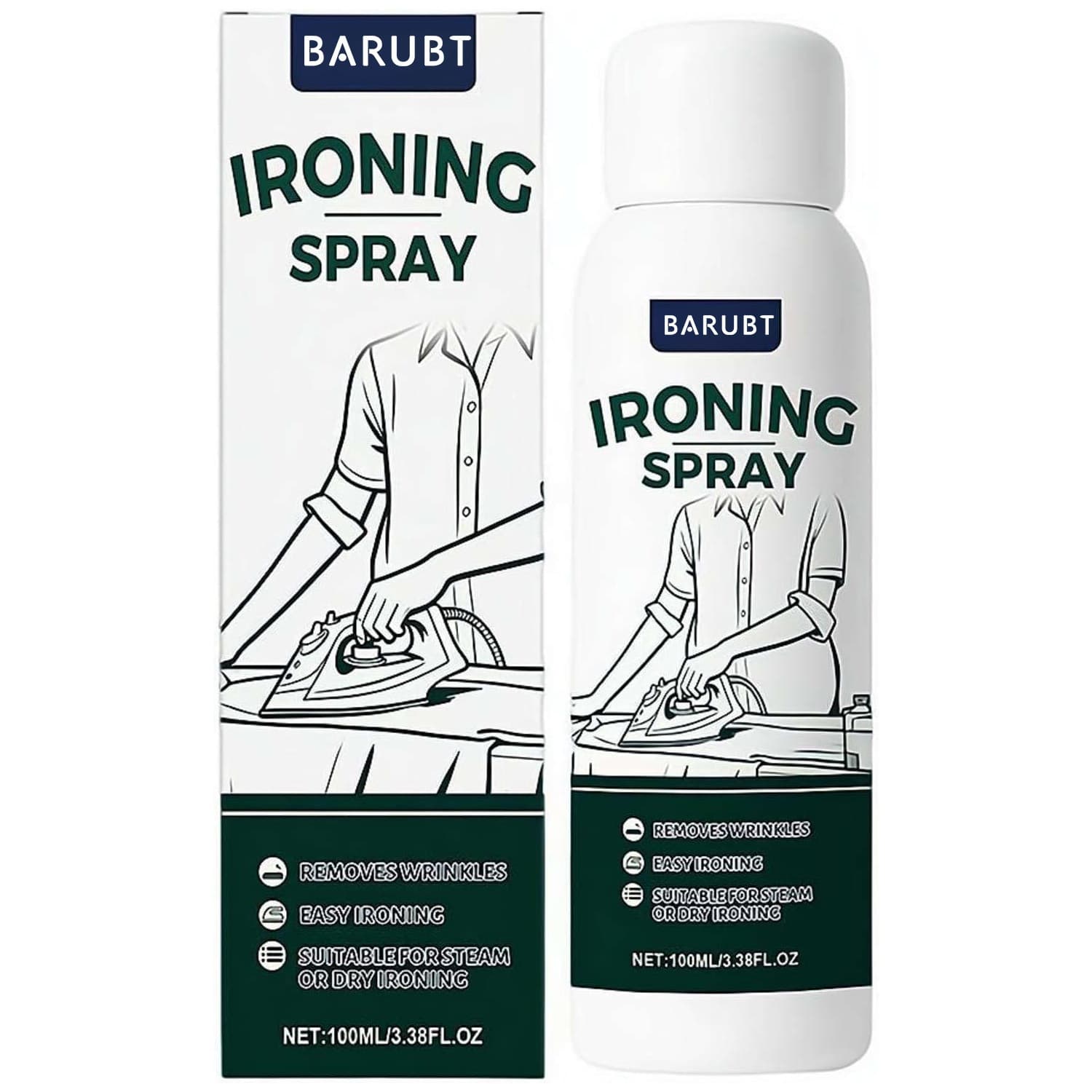 Cross-Border Hot Selling Clothing Ironing Spray - Care for Clothes, Smooth Shirt Wrinkles, No Ironing Needed, Convenient for Business Travel