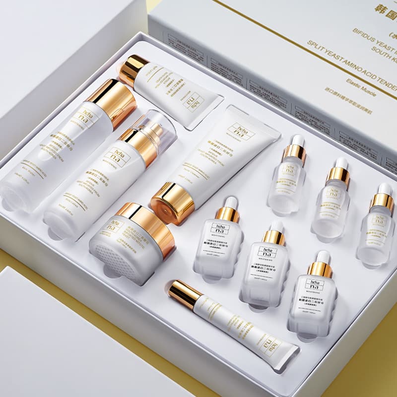 Han Chan Bifida Ferment Lysate Amino Acid Skin Softening Set Hydrating Moisturizing Skincare Gift Box Niacinamide Skincare Set