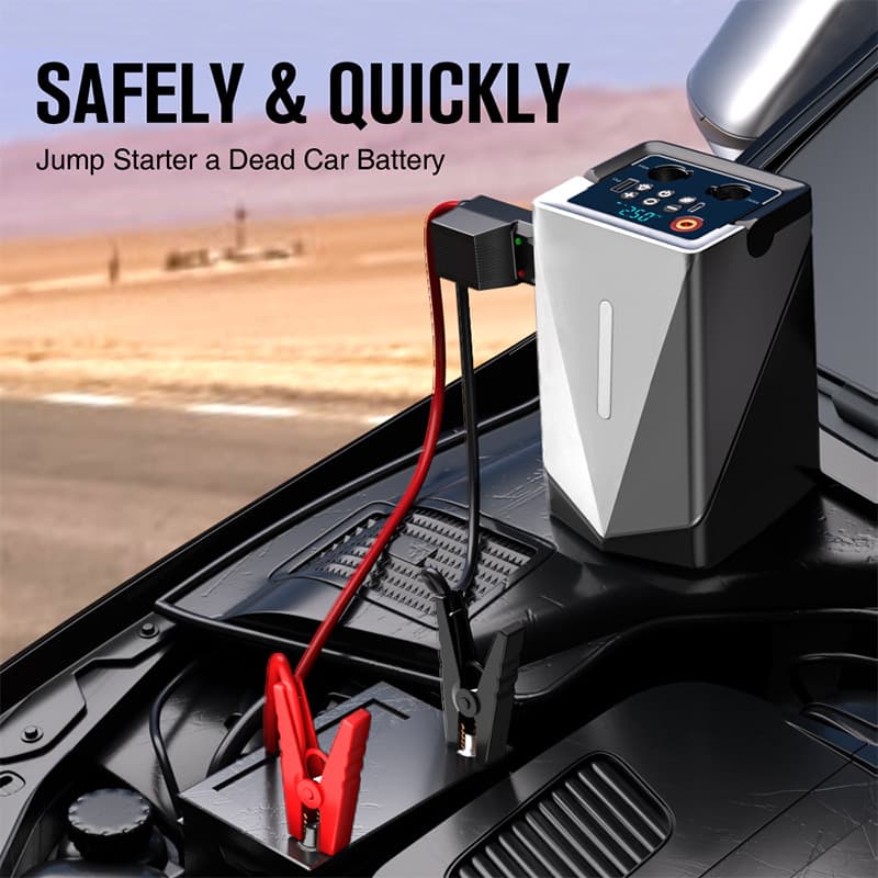 [GF01] Car emergency starting power supply 12V car air pump high pressure pump with electric blower compressor