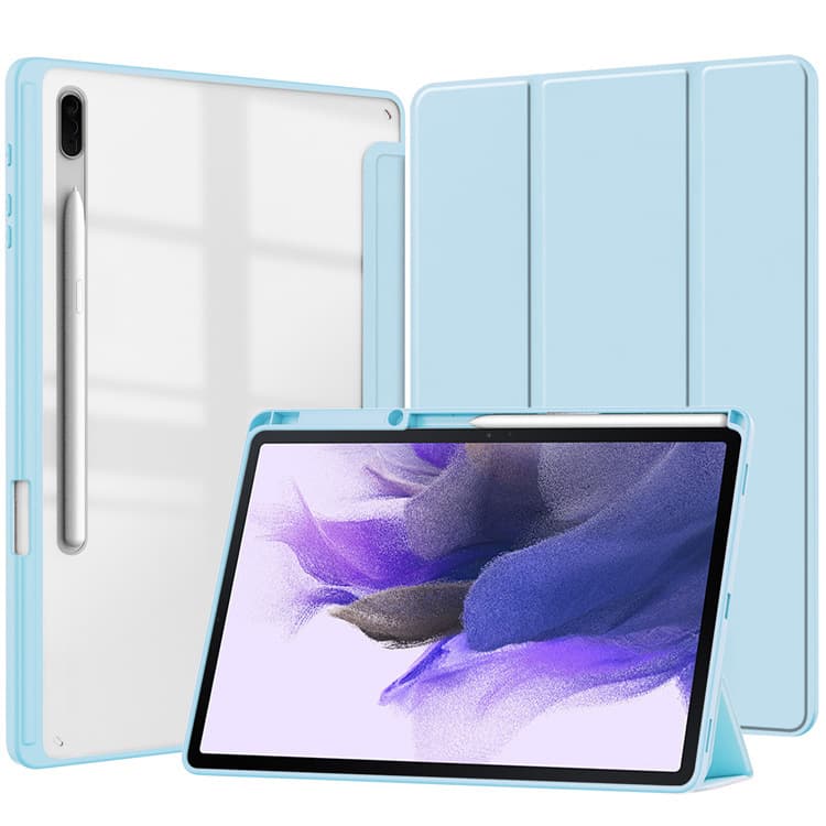 Tablet Protective Case Anti-fall Tri-fold S9fe Plus Acrylic S8 Tablet Cover Digital Computer/tablet Protective Case