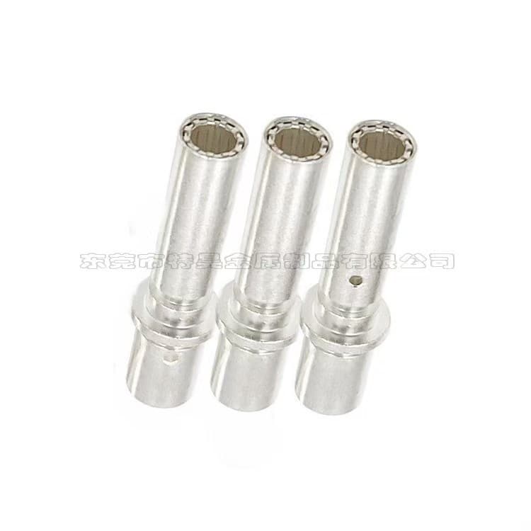 Elastic contact components with torsion spring sockets and coil spring terminals, vibration and shock resistant, highly reliable.