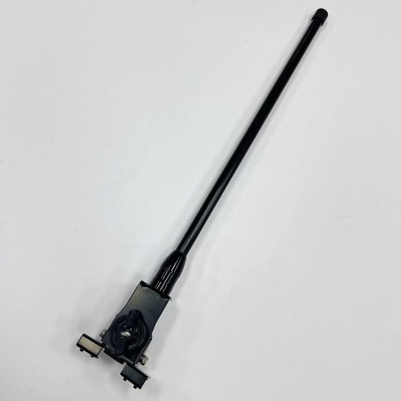 Car Modification Antenna Universal Clamp-On Metal Antenna for Off-Road Vehicles Black Silver Car Decorative Flagpole