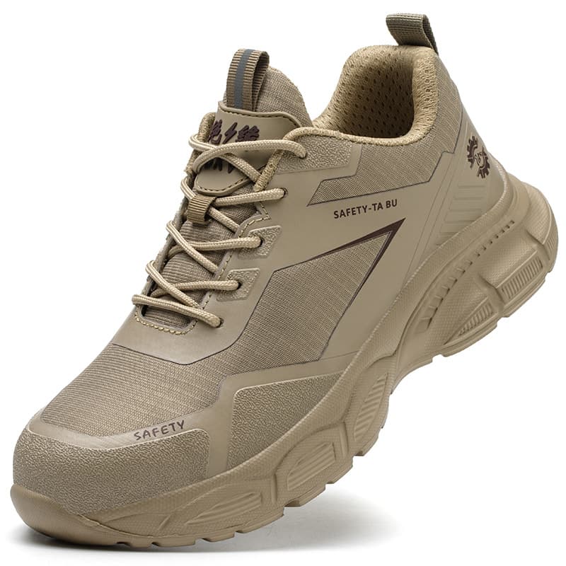 Men's and Women's Safety Shoes Breathable Comfortable Steel Toe Puncture-Proof Soft Sole Slip-Resistant Wear-Resistant Electrician Insulated Work Shoes