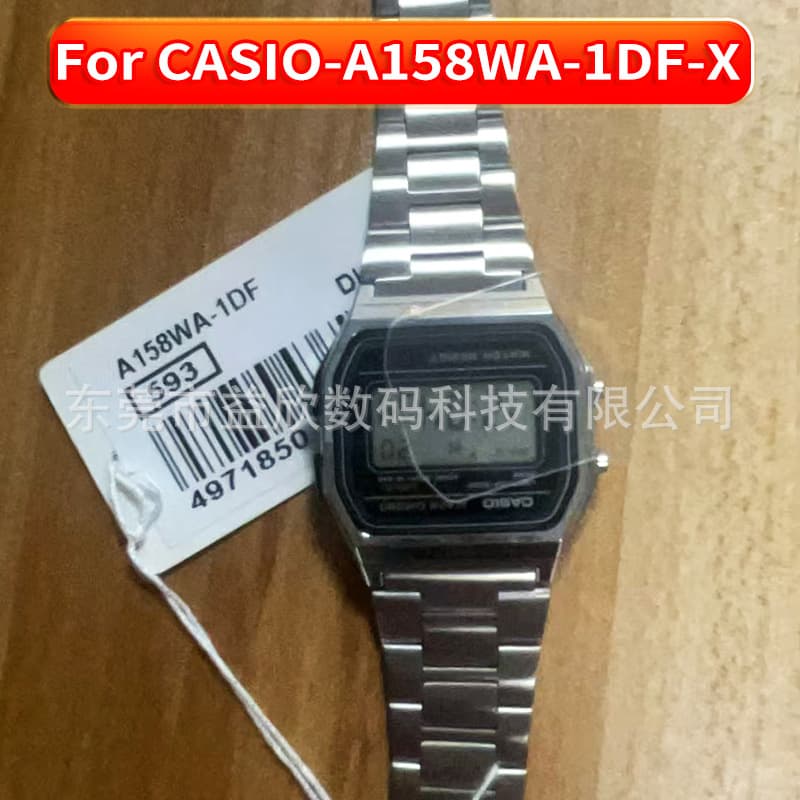 Tempered Glass Screen Protector for CASIO A158WA-1DF-X, High Definition Anti-Explosion Protective Film for Casio Watch