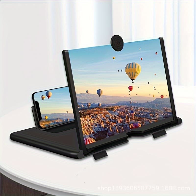 3D Phone Screen Magnifier 18-inch Pull-out Phone Magnifier Ultra-clear New Screen Magnifier Eye Protection