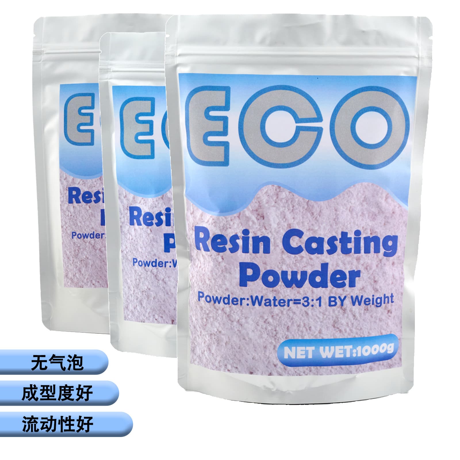 2000 Mesh Gypsum Powder Aluminum Bag Packaging Wholesale DIY Mold Making Sculpture Painting Scented Gypsum Doll