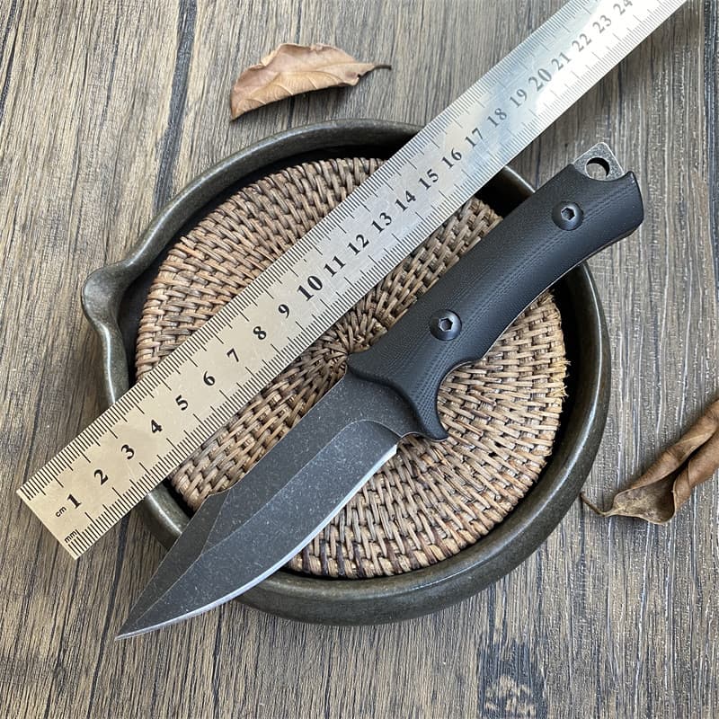 Outdoor Knife High Hardness Camping Knife Sharp Survival Knife Portable Fruit Knife with Sheath Car Self-Defense Outdoor Fixed Blade