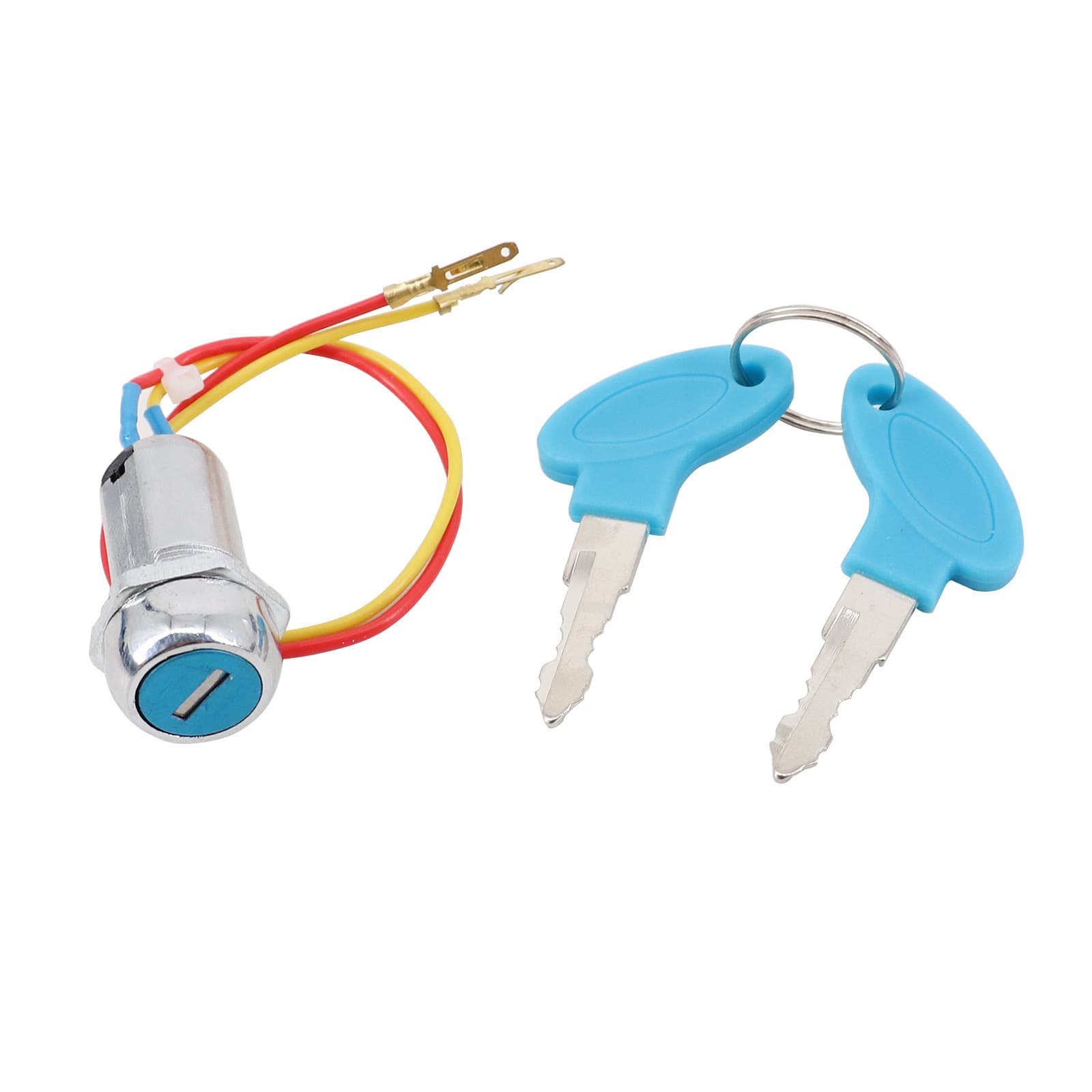 ATV Beach Bike Power-Assisted Vehicle Little Dolphin Electric Bicycle Off-Road Pedal Ignition Key Switch Lock Electric Door Lock