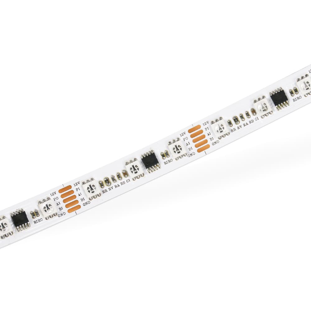 UCS512 High Quality DMX Addressing LED 5050 RGB Colorful Light Strip Programmable Glowing Chassis Addressable Light Bar