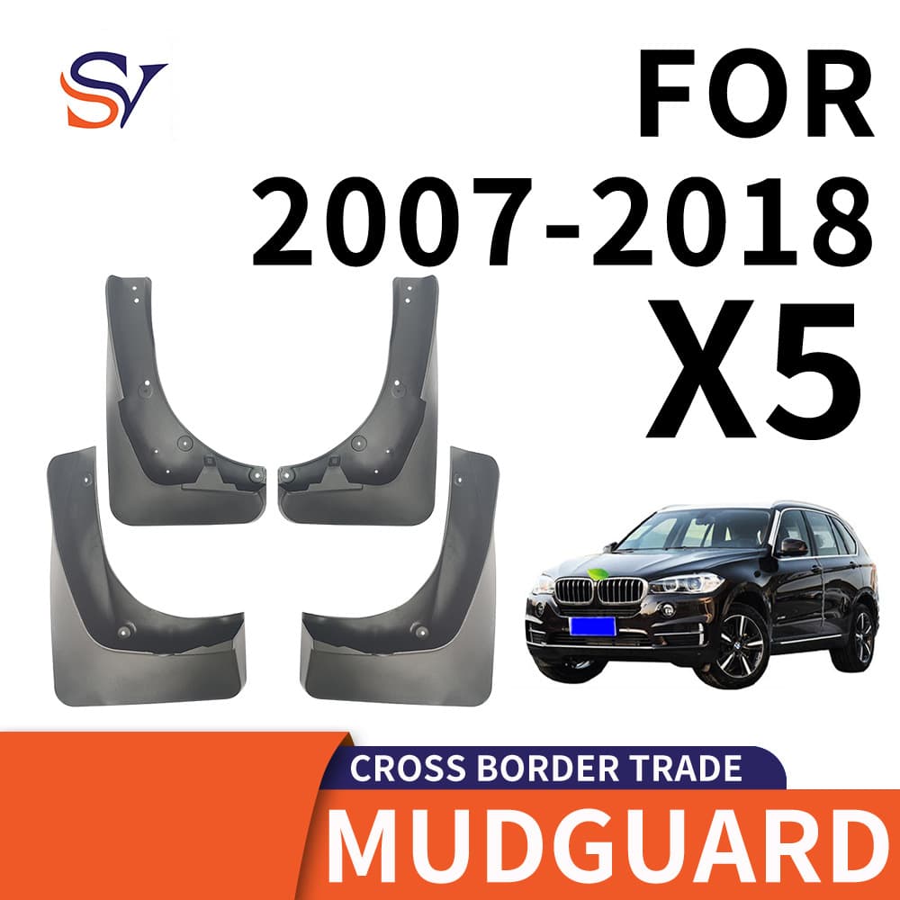 Suitable for 2007-2018 BMW X5 E70/F15 car tire PP soft rubber material fender with pedal