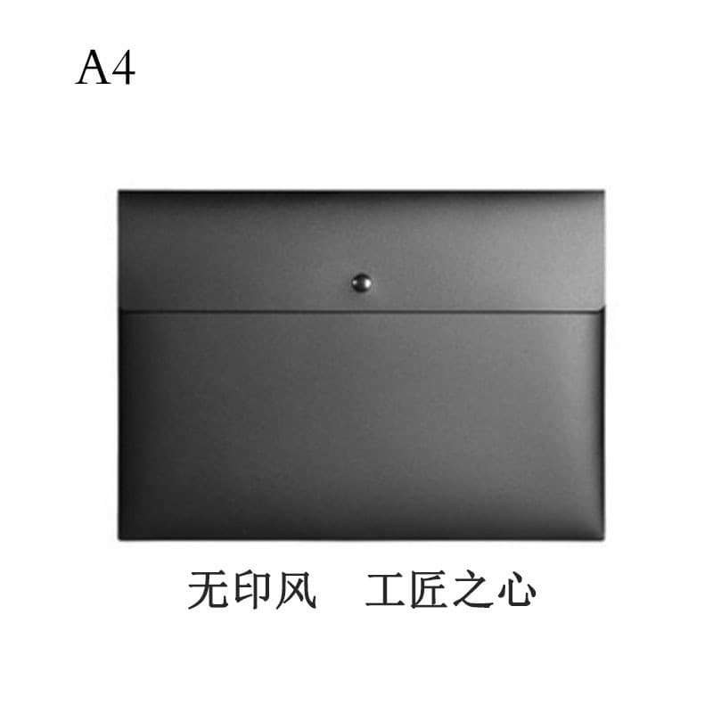 Legua frosted snap A4 business meeting briefcase pp plastic file office document bag with printed logo