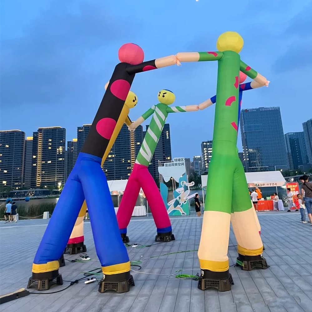 Inflatable Sky Dancer Air Dancer Clown Dancing Wobble Puppet Cartoon Dancer Inflatable Man
