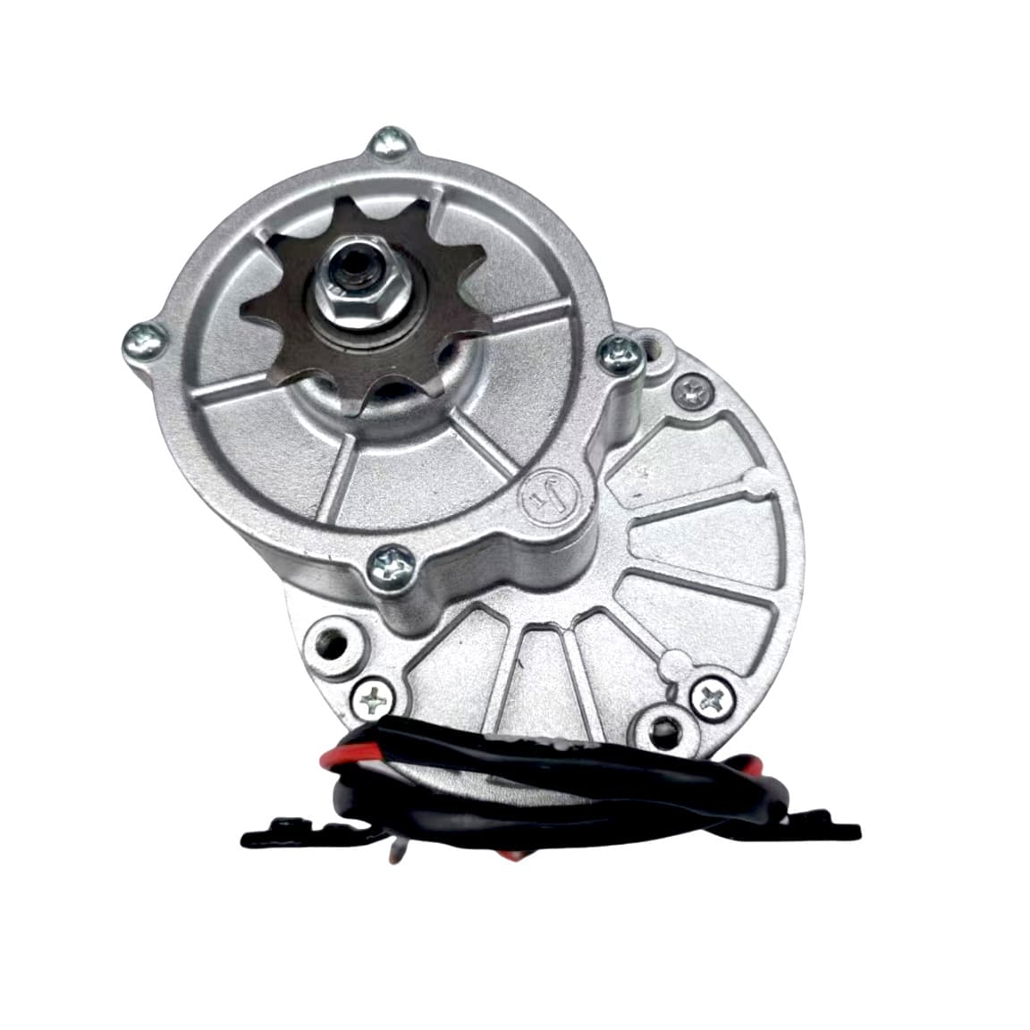 Haocheng 12V 24V 36V 250W 350W Universal Electric Vehicle Motor Accessory, Brushed with Foot, Geared DC Motor