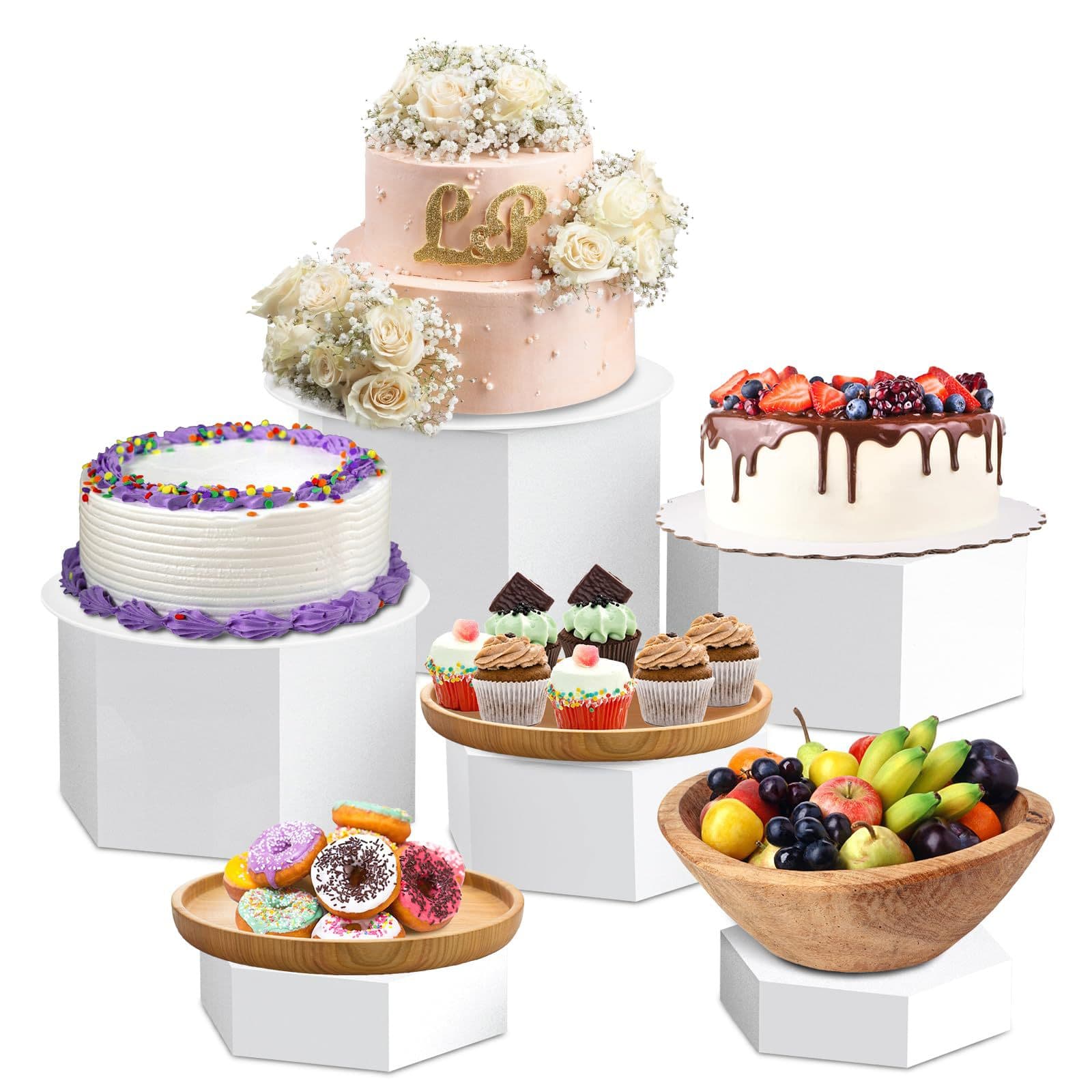 Acrylic Dessert Risers Catering Risers Party Wedding and Event Decor Display Stand Acrylic Cube