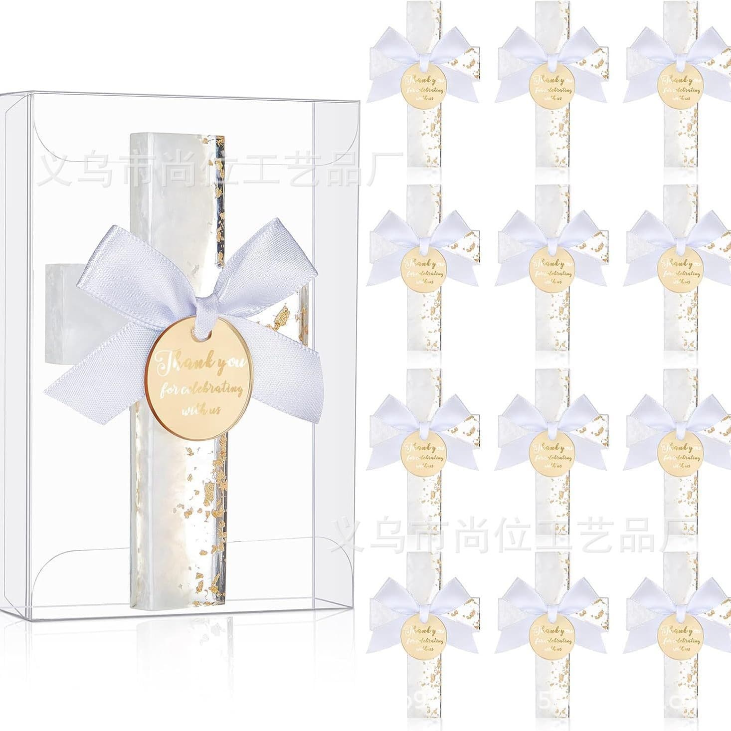 Epoxy resin cross baptism gift refrigerator magnet first communion decoration party gift souvenir decoration