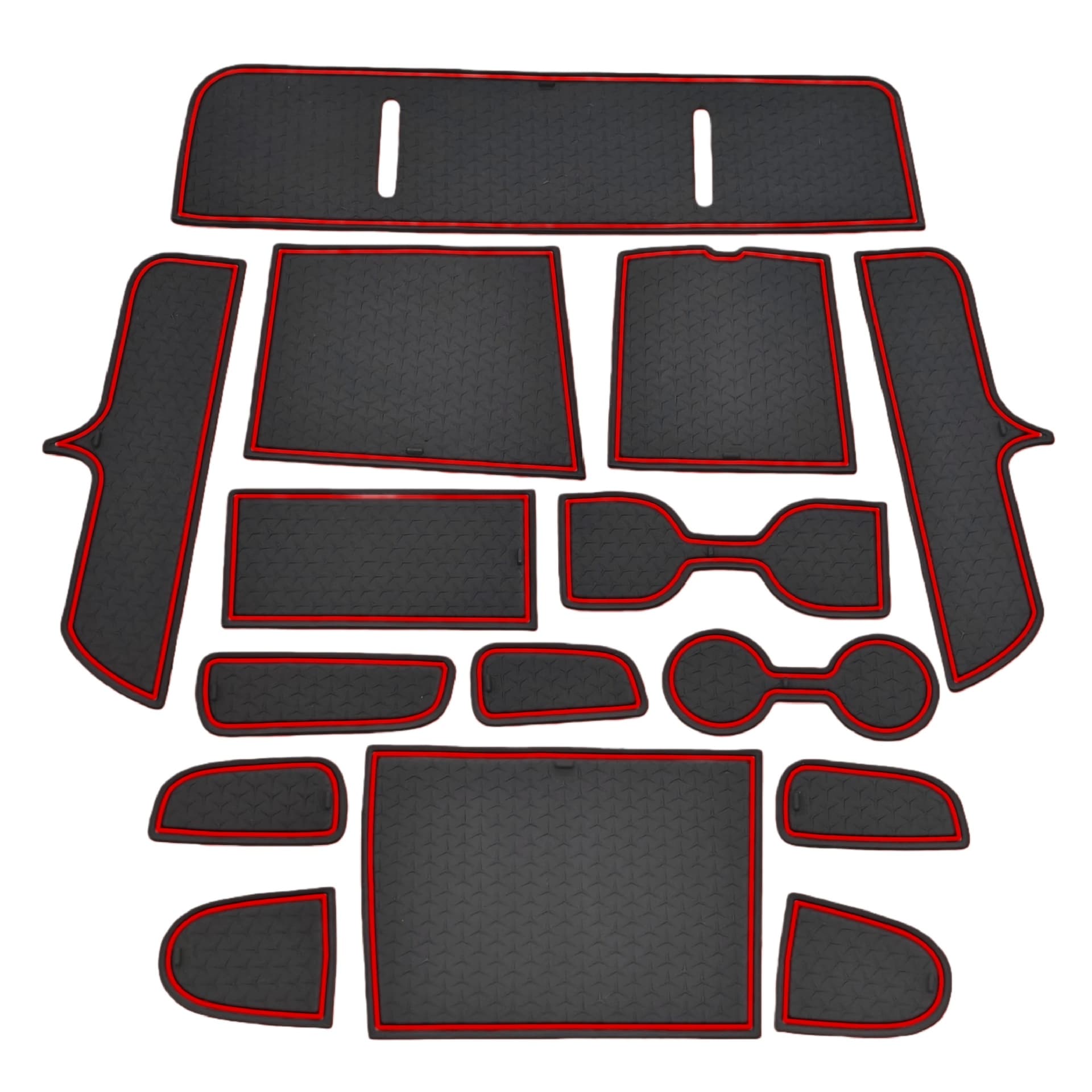 Suitable for Hyundai Tucson NX4 2025 car door slot mat storage tank water cup slot dust-proof anti-slip mat