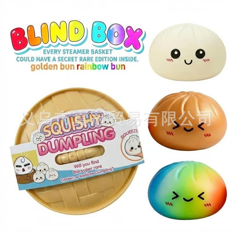 Expressive Big Dumpling Squishy Blind Box