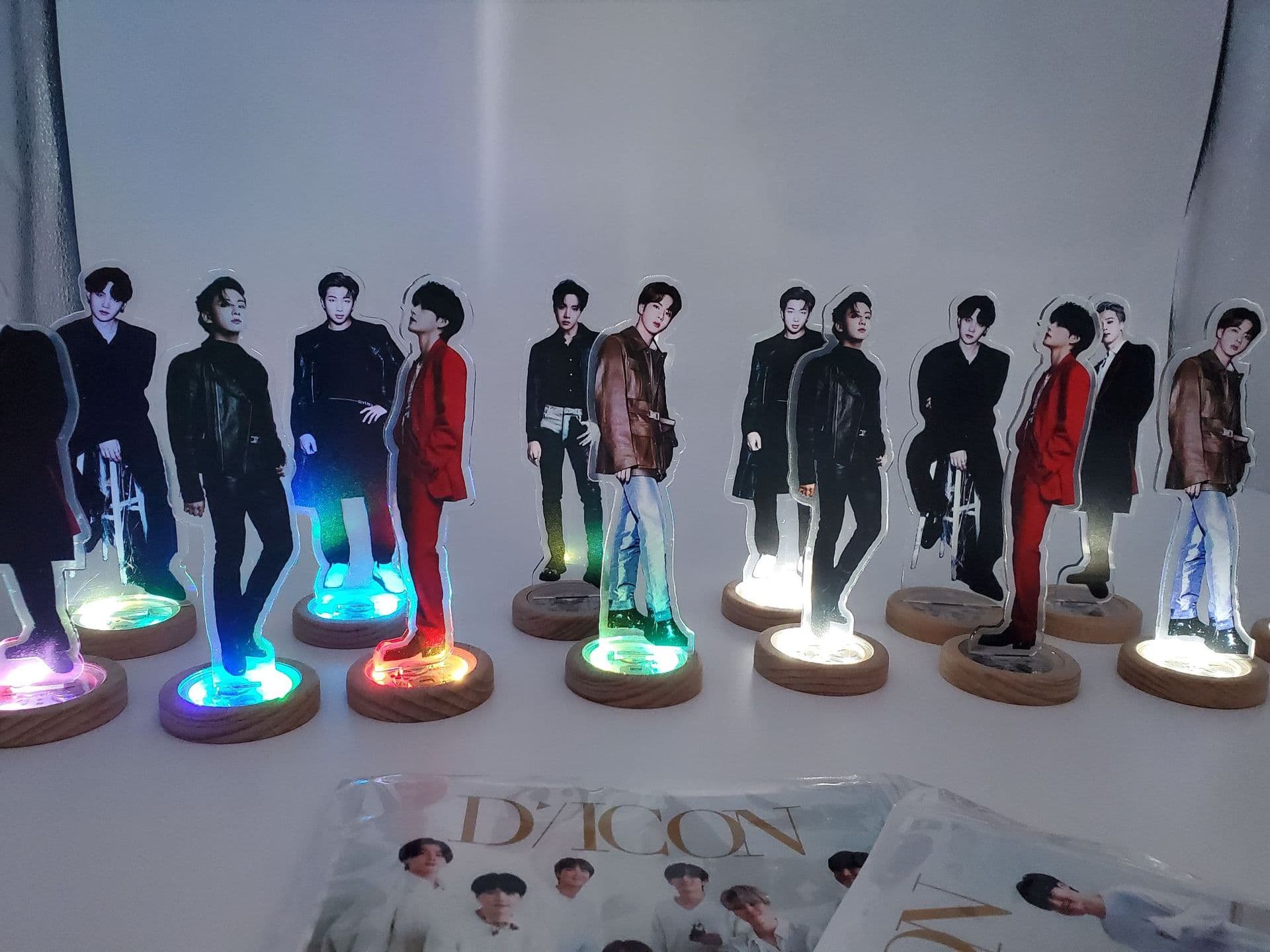 BTS DICON character light-up stand acrylic field peripheral BTS new mini table lamp sign