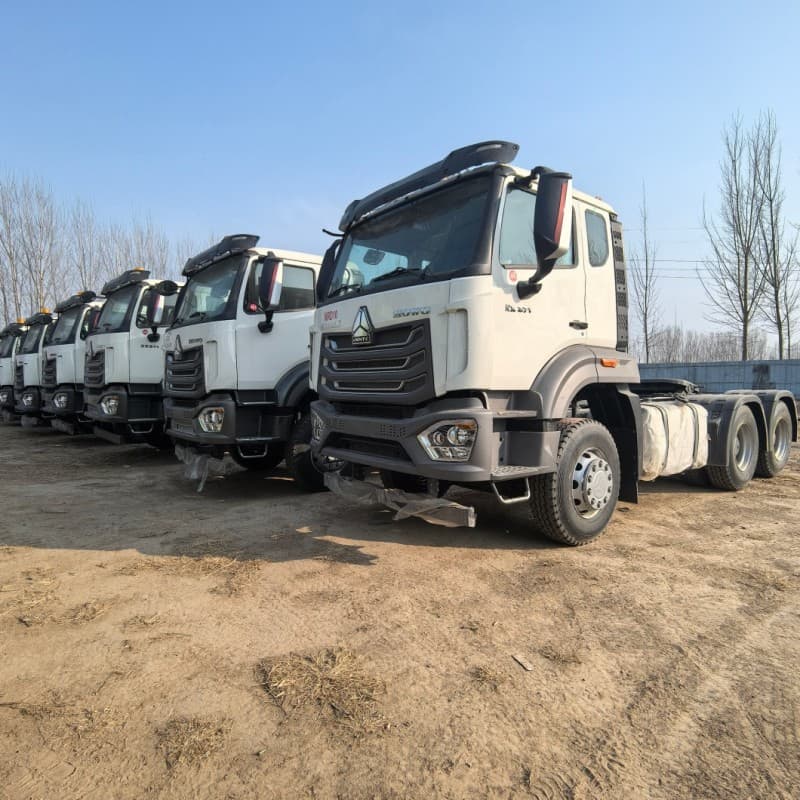 Cross-border Central Asia/Middle East/Africa: Sinotruk HOWO NX371 Hohan Tractor, 380 HP Dual-Drive Freight Truck Head