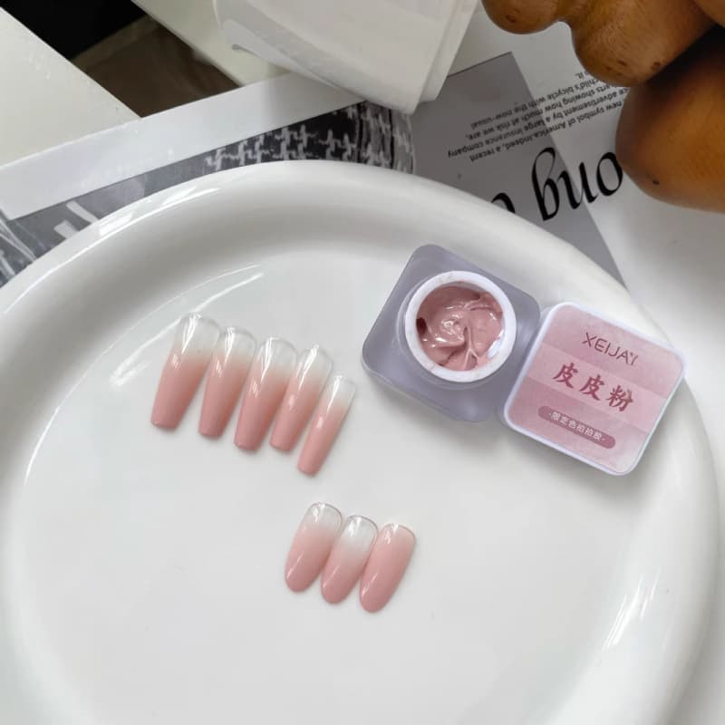 Pipi powder pat glue 5g nail polish glue no-wash painted nails solid color nail polish glue gradient niche color whitening