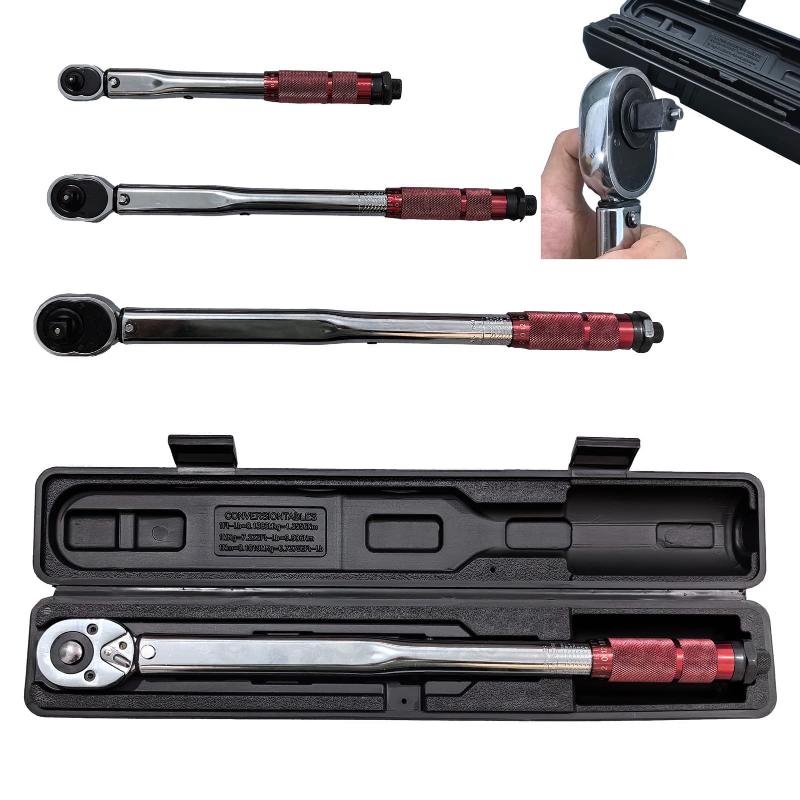 Torque wrench Preset torque wrench Quick release torque wrench 1/4 3/8 1/2 car wrench