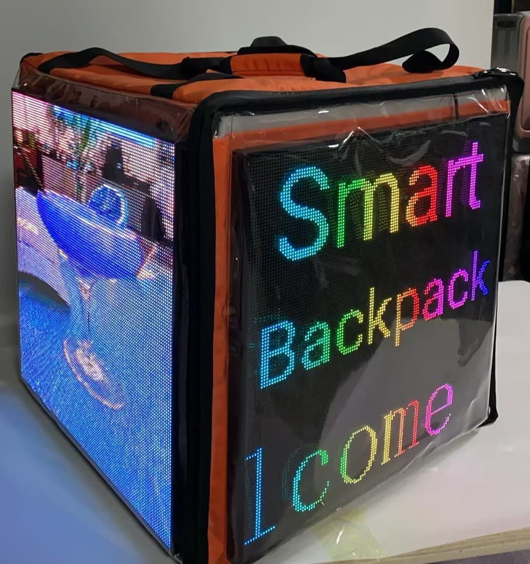 Display take-out box LED display insulated box advertising take-out box dynamic take-out box 42*42*42 cm