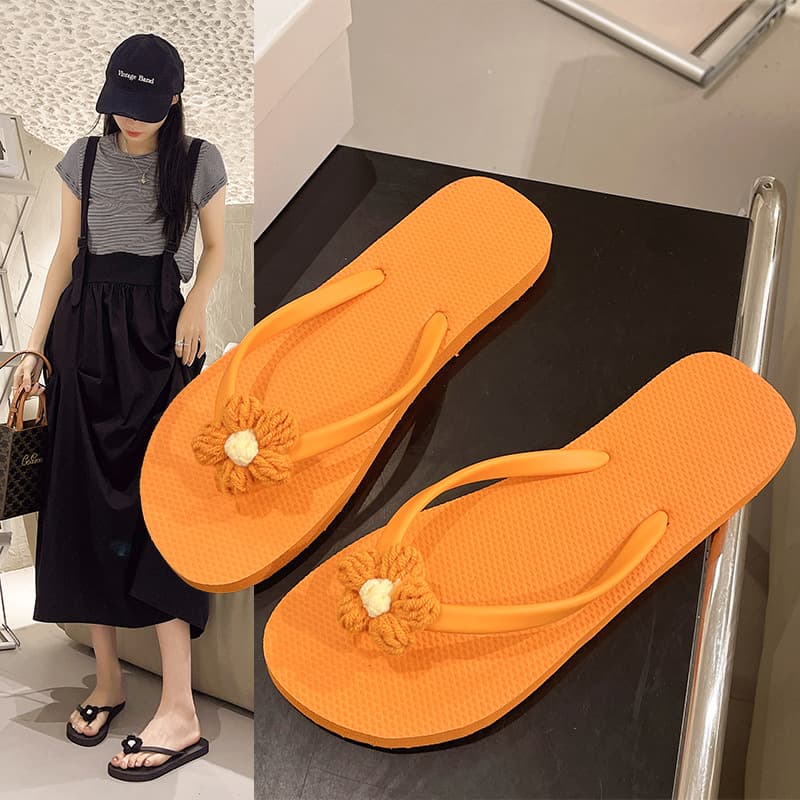 Women's Summer Flip Flops Black Thong Sandals Non-Slip Bathroom Shower Beach Pool Slides