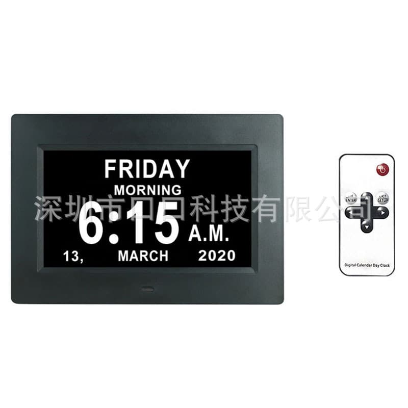 Low Price 7/8/10 Inch Digital Clock Electronic Clock with Medication Reminder Alarm Digital Photo Frame New Arrival in Stock