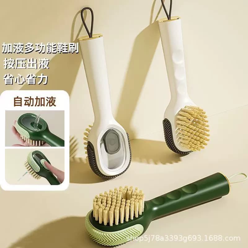 Multifunctional liquid-added shoe scrubber household brush cleaning soft-bristled laundry brush shoe artifact dormitory special