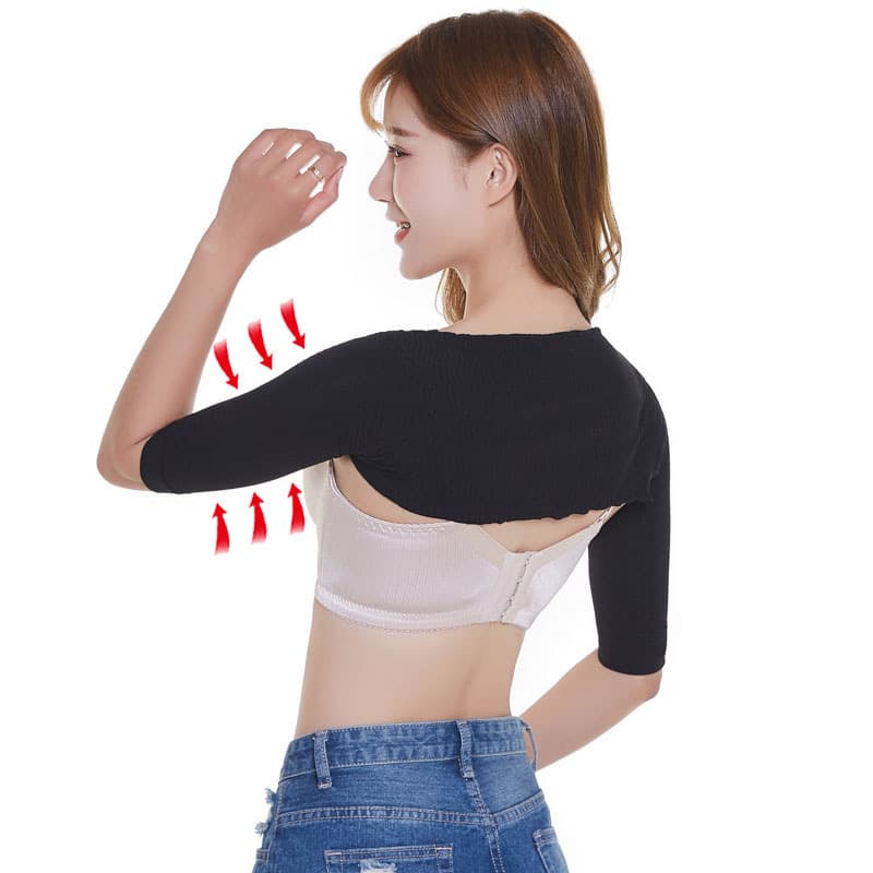 Women's Shoulder-Connected Pressure Slimming Arm Sleeves, Reduces Bingo Wings, Elastic Arm Shaping Sleeves for Slim and Graceful Arms