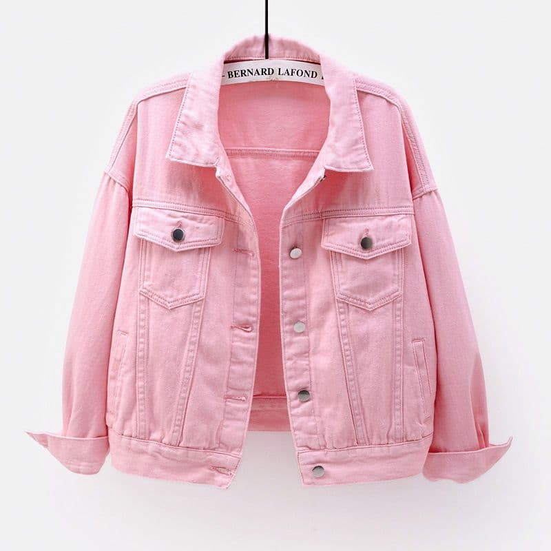 Denim jacket for women bf style student Korean style loose jacket for women spring and autumn new slim versatile jacket top fashion
