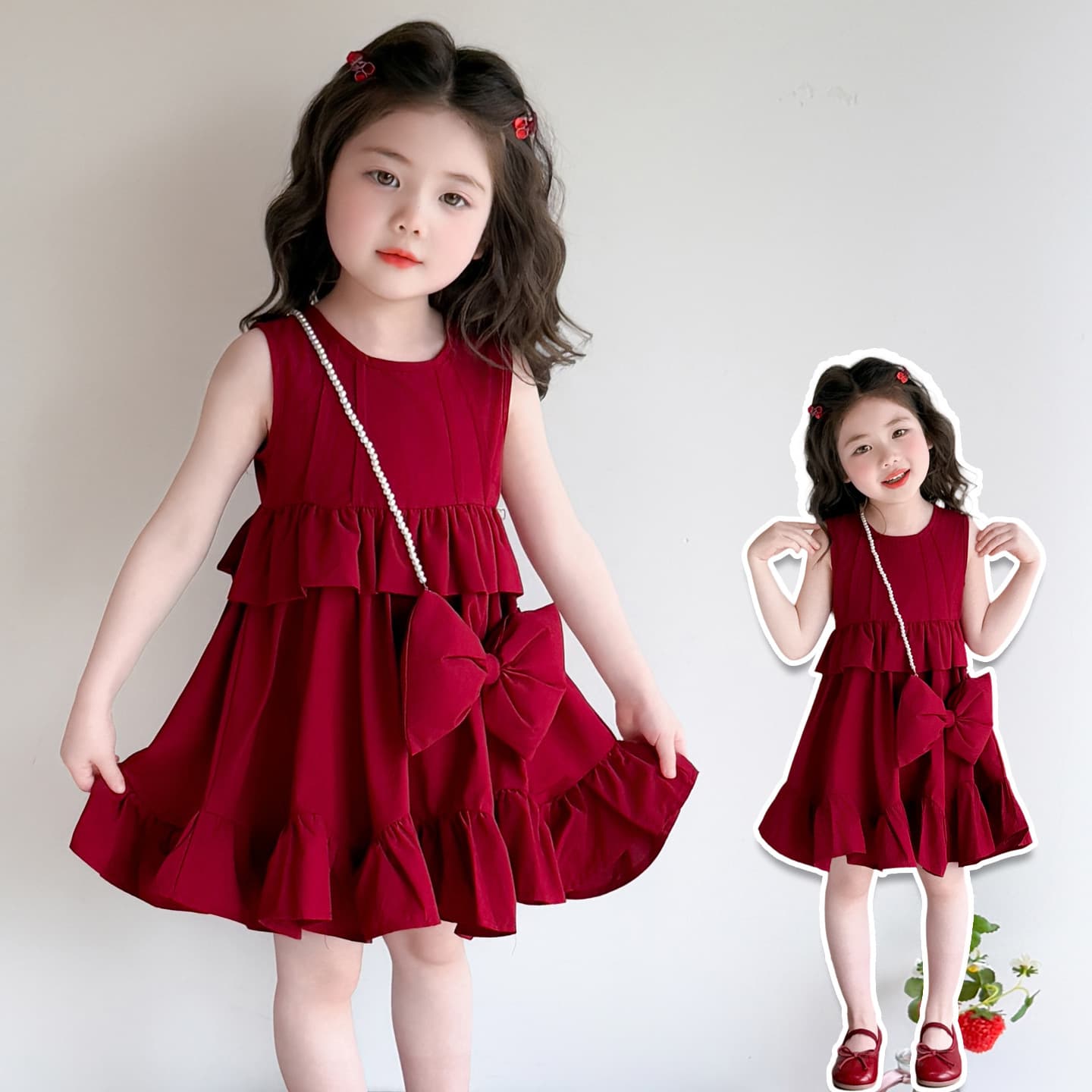 Girls Dress Summer Fashion 2026 New Kids Princess Dress Sleeveless Baby Vest Dress Summer Skirt
