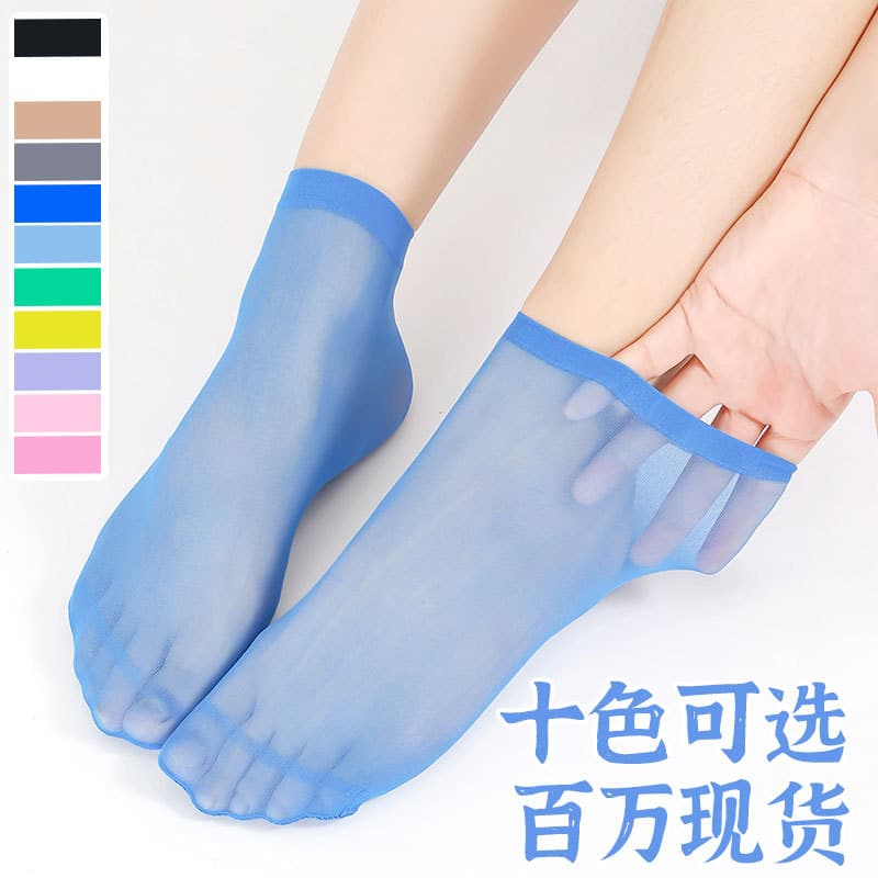 One-time socks children adult unisex summer candy color short pantyhose amusement park factory direct sales