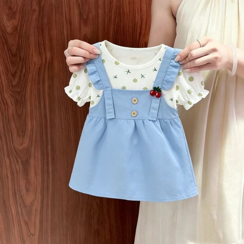 Girls Summer Dress Baby Toddler Little Girl 2026 Thin Style Fashionable Cute Adorable Skirt