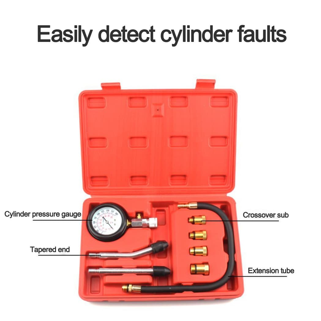 Car Repair Auto Cylinder Pressure Gauge Car Testing Gasoline/Diesel Dual-use Cylinder Pressure Gauge Air Pressure Meter