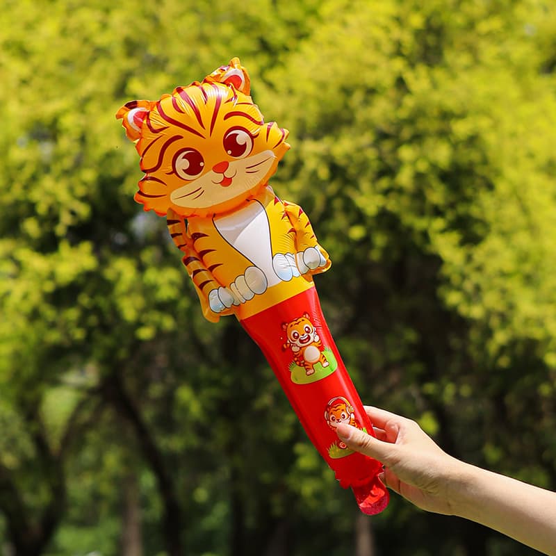 Large Handheld Inflatable Stick Astronaut Dinosaur Theme Promotional Small Gift Children's Birthday Princess Cartoon Balloon