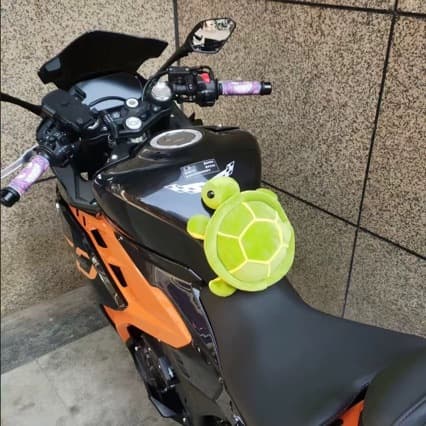 Motorcycle Protective Pad with 3D Magnetic Turtle-Shaped Crotch Cushioning, Racing Bike Anti-Collision Device, New Model