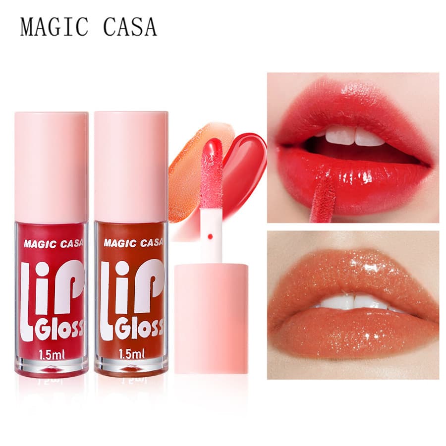 [Cross-border Exclusive] Plump Lip Gloss 6-Piece Set Box, Mirror Shine Moisturizing Plumping Lip Oil, Long-lasting Lip Care